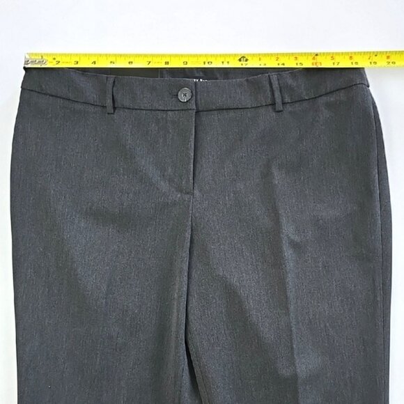 NWT Hilary Radley Women's Charcoal Grey Dress Straight Pants Stretch Size 16 - Picture 13 of 16